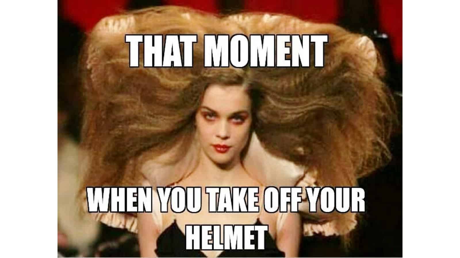 how to wear your hair on a motorcycle; 16 killer tips